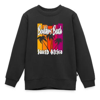 Boulders Beach - Kinder Premium Organic Sweatshirt - Schwarz - Vorne - AI Model Kid Female (0cm)