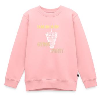 Lead me to the Gyros Party - Kinder Premium Organic Sweatshirt - Rosa - Vorne - AI Model Kid Female (0cm)