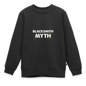 Blacksmith Myth Iron Hoof Blacksmith Profession - Kids Premium Organic Sweatshirt - black - Front - AI Model Kid Female (0cm)