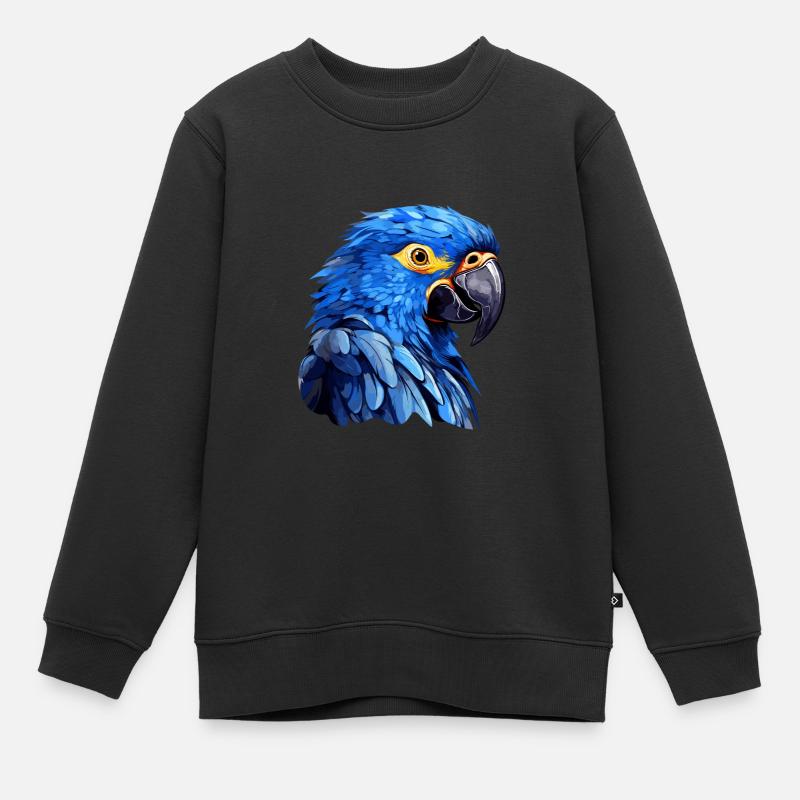 Ara hyacinthe - Sweat Premium enfant bio - noir