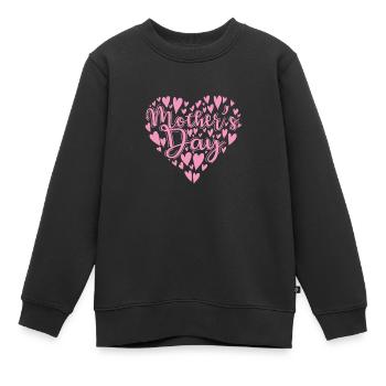 Fête des mères Mama Mutter Mami - Sweat Premium enfant bio - noir - Devant - AI Model Kid Female (0cm)