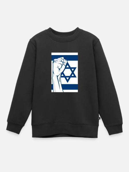 Faust Israël - Sweat Premium enfant bio - noir