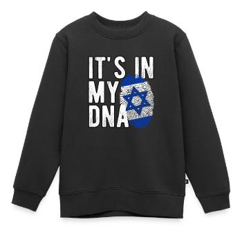 Israel - Kinder Premium Organic Sweatshirt - Schwarz - Vorne - AI Model Kid Female (0cm)