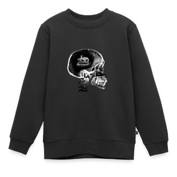 Geschenk Gebäck Liebhaber Kuchen Gebäck - Kinder Premium Organic Sweatshirt - Schwarz - Vorne - AI Model Kid Female (0cm)
