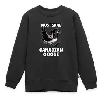 Lustiges kanadisches Gans-Meme - Kinder Premium Organic Sweatshirt - Schwarz - Vorne - AI Model Kid Female (0cm)