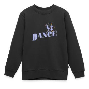 Tanzpaar "Dance" - Kinder Premium Organic Sweatshirt - Schwarz - Vorne - AI Model Kid Female (0cm)