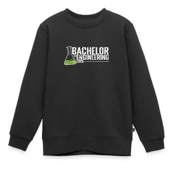 Bachelor of Engineering Technik und Design - Kinder Premium Organic Sweatshirt - Schwarz - Vorne - AI Model Kid Female (0cm)
