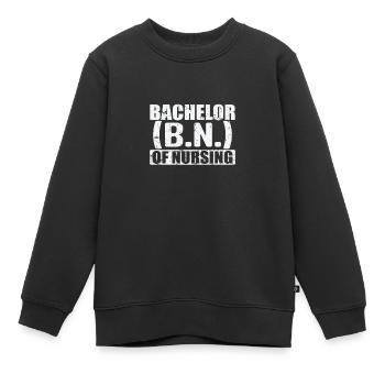 Bachelor of Nursing Medizinische Pflege - Kinder Premium Organic Sweatshirt - Schwarz - Vorne - AI Model Kid Female (0cm)
