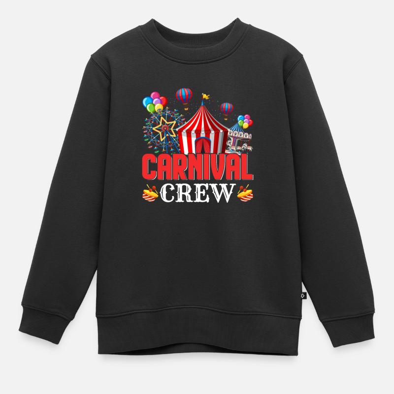 Carnival Circus - Kids Premium Organic Sweatshirt - black