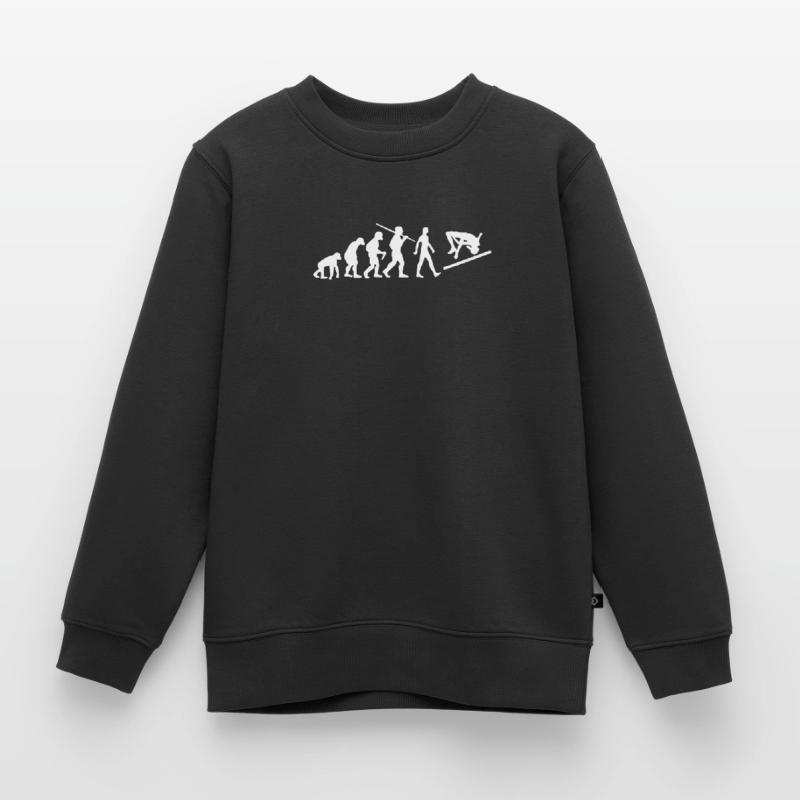 Saut d'évolution de saut en hauteur Sweat Premium enfant bio