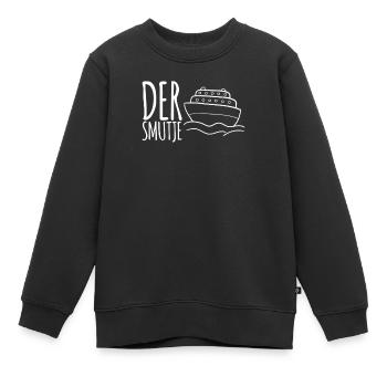 Der Smutje - Kinder Premium Organic Sweatshirt - Schwarz - Vorne - AI Model Kid Female (0cm)
