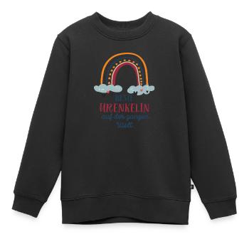 Beste Urenkelin Mädchen Enkelkind Ur-Enkelin Enkel - Kinder Premium Organic Sweatshirt - Schwarz - Vorne - AI Model Kid Female (0cm)