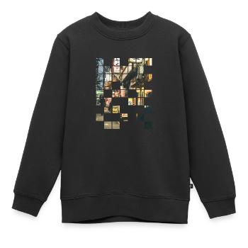 Japan Ästhetik Style tokyo - Kinder Premium Organic Sweatshirt - Schwarz - Vorne - AI Model Kid Female (0cm)