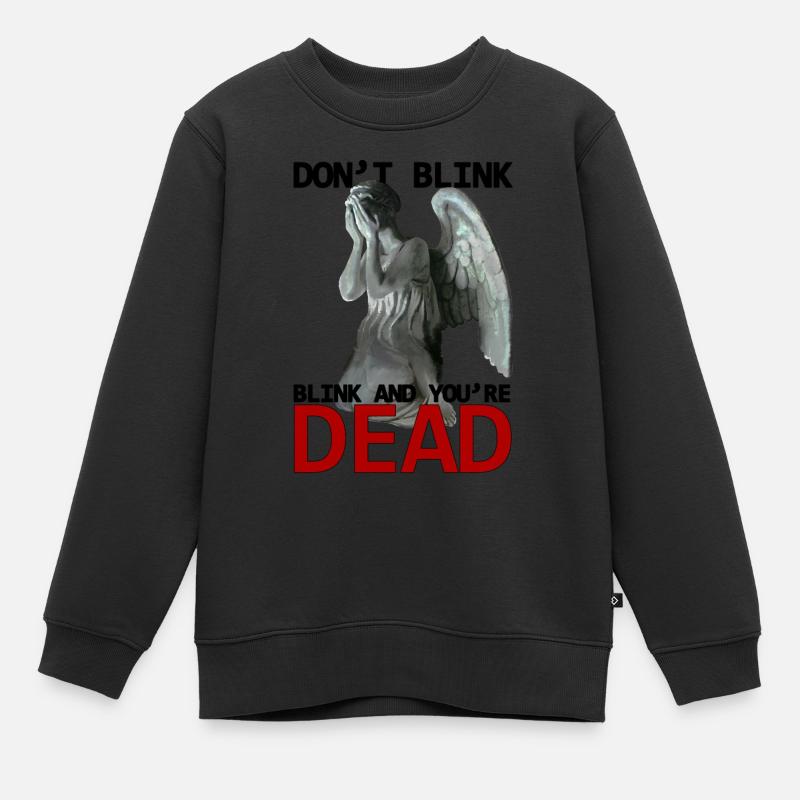 Don't blink - Sweat Premium enfant bio - noir