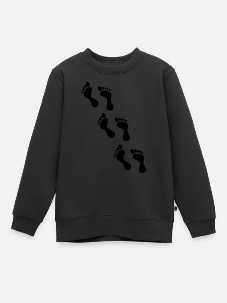 empreinte - Sweat Premium enfant bio - noir