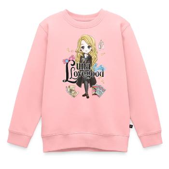 Harry Potter Luna Lovegood - Kids Premium Organic Sweatshirt - rose - Front - AI Model Kid Female (0cm)