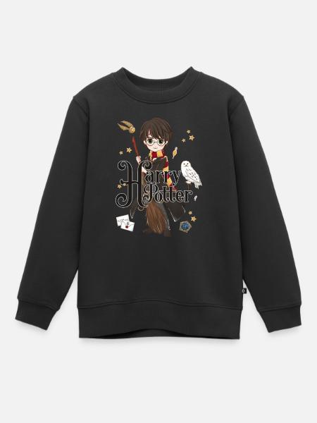 Harry Potter éléments - Sweat Premium enfant bio - noir