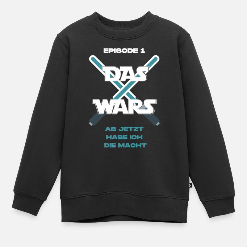 Das wars - Kinder Premium Organic Sweatshirt - Schwarz