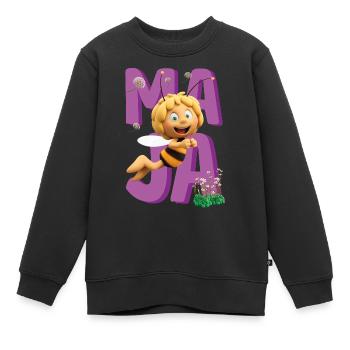 Die Biene Maja 3 Film Maja Fliegt - Kinder Premium Organic Sweatshirt - Schwarz - Vorne - AI Model Kid Female (0cm)
