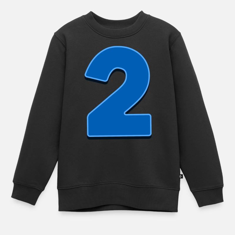 2 - Kids Premium Organic Sweatshirt - black