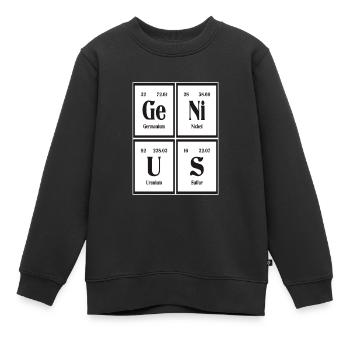 Genius - Periodensystem der Elemente - Kinder Premium Organic Sweatshirt - Schwarz - Vorne - AI Model Kid Female (0cm)