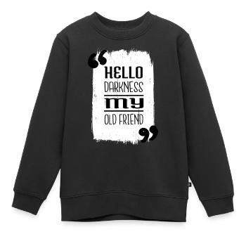 space travel spaceship awesome funny - Kinder Premium Organic Sweatshirt - Schwarz - Vorne - AI Model Kid Female (0cm)