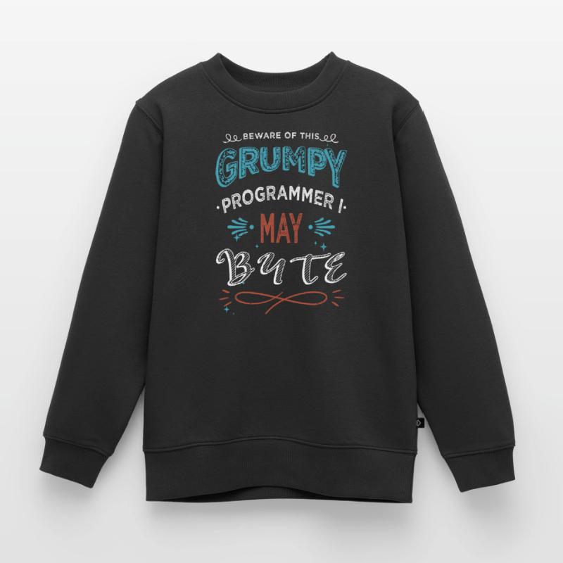 c sharp programming quote fathersday statement Kinder Premium Organic Sweatshirt