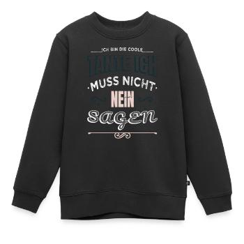 familienname asatru cooler spruch geek coolste - Kinder Premium Organic Sweatshirt - Schwarz - Vorne - AI Model Kid Female (0cm)