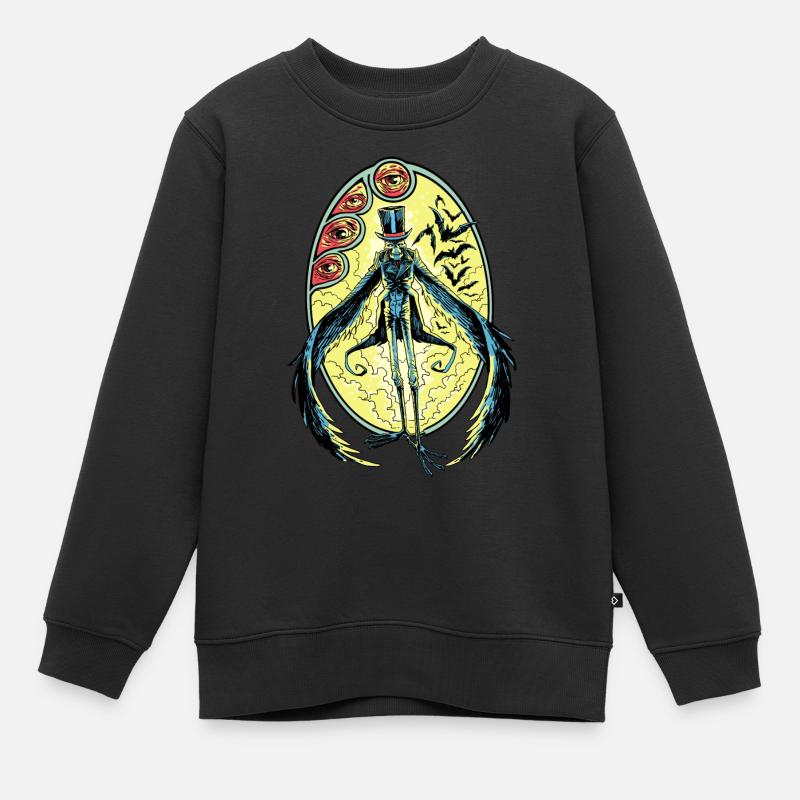 M. SMART DARKNESS - Sweat Premium enfant bio - noir
