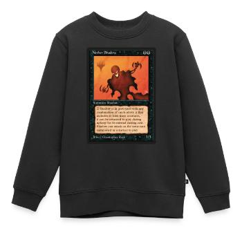 Magic: The Gathering Spielkarte Von Nether Shadow - Kinder Premium Organic Sweatshirt - Schwarz - Vorne - AI Model Kid Female (0cm)
