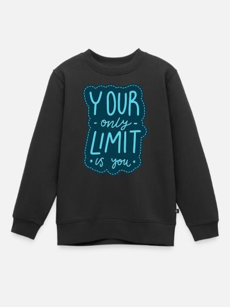 Seulement vous limitez - Sweat Premium enfant bio - noir