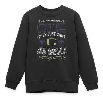 Cadeau Gamer Glitch Analyst Crypter le code de piratage - Sweat Premium enfant bio - noir - Devant - AI Model Kid Female (0cm)
