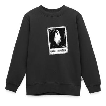 Foto Geist - Kinder Premium Organic Sweatshirt - Schwarz - Vorne - AI Model Kid Female (0cm)