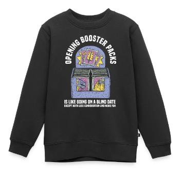 Trading Cards - Kinder Premium Organic Sweatshirt - Schwarz - Vorne - AI Model Kid Female (0cm)
