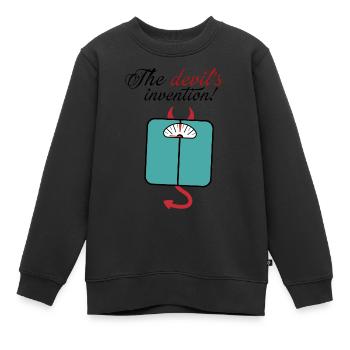 Le diable fait des écailles - Sweat Premium enfant bio - noir - Devant - AI Model Kid Female (0cm)