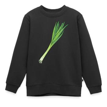Lauch - Kinder Premium Organic Sweatshirt - Schwarz - Vorne - AI Model Kid Female (0cm)