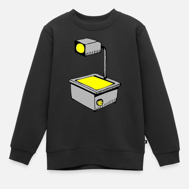 Polylux - Kinder Premium Organic Sweatshirt - Schwarz