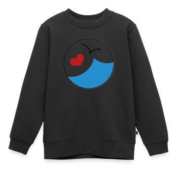 Feeling 21 Studio - Kinder Premium Organic Sweatshirt - Schwarz - Vorne - AI Model Kid Female (0cm)