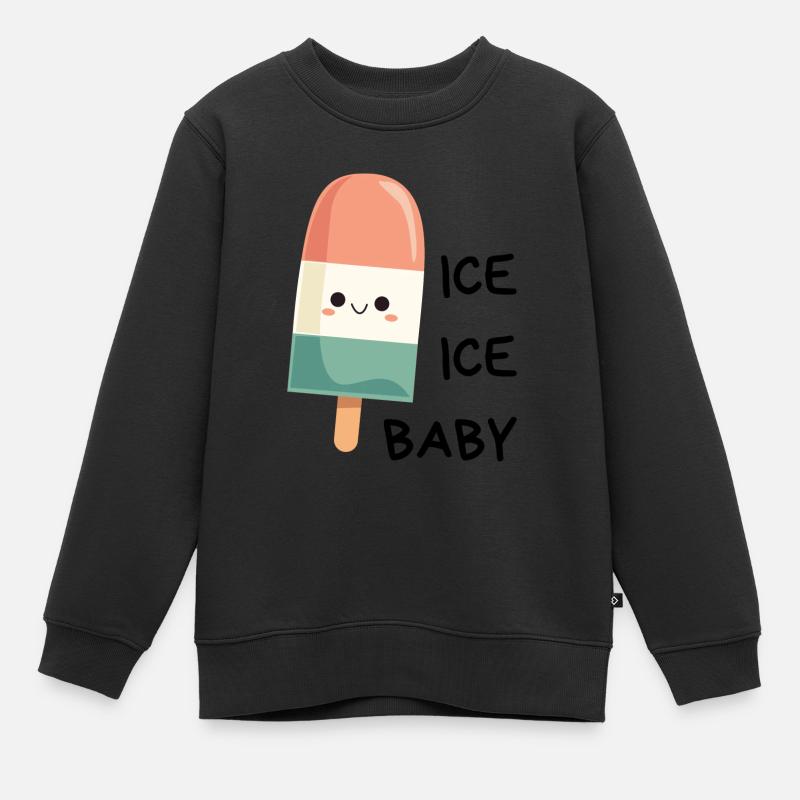 Eis Eis Baby - Kinder Premium Organic Sweatshirt - Schwarz