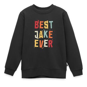 Beste Jake Beliebte Geburtsnamen Jake Kostüm - Kinder Premium Organic Sweatshirt - Schwarz - Vorne - AI Model Kid Female (0cm)