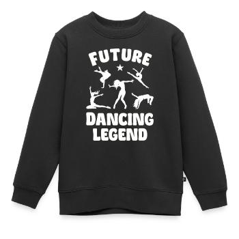Future Dancing Legend - Sweat Premium enfant bio - noir - Devant - AI Model Kid Female (0cm)