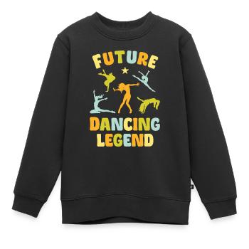 Future Dancing Legend - Sweat Premium enfant bio - noir - Devant - AI Model Kid Female (0cm)