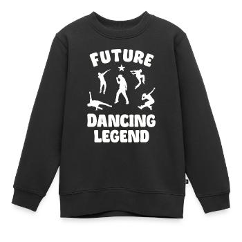 Future Dancing Legend - Sweat Premium enfant bio - noir - Devant - AI Model Kid Female (0cm)