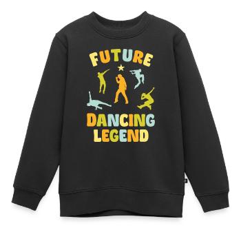 Future Dancing Legend - Sweat Premium enfant bio - noir - Devant - AI Model Kid Female (0cm)