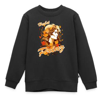 Herbst Prinz - Kinder Premium Organic Sweatshirt - Schwarz - Vorne - AI Model Kid Female (0cm)