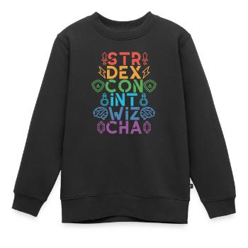 RPG Roleplay Fantasy - Sweat Premium enfant bio - noir - Devant - AI Model Kid Female (0cm)