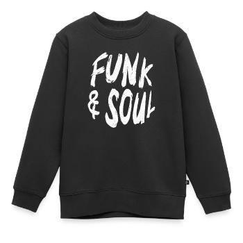 Funk And Soul Musican Song Composer Music Lover - Sweat Premium enfant bio - noir - Devant - AI Model Kid Female (0cm)
