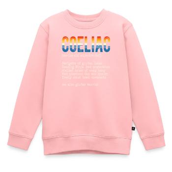 Zöliakie Definition Glutenfreie Zöliakie - Kinder Premium Organic Sweatshirt - Rosa - Vorne - AI Model Kid Female (0cm)