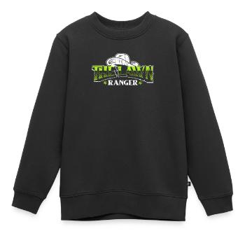 Tondeuse à gazon Tondeuse à gazon Jardin - Sweat Premium enfant bio - noir - Devant - AI Model Kid Female (0cm)