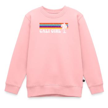 Cali Girl Kalifornien USA Amerika Kalifornier - Kinder Premium Organic Sweatshirt - Rosa - Vorne - AI Model Kid Female (0cm)